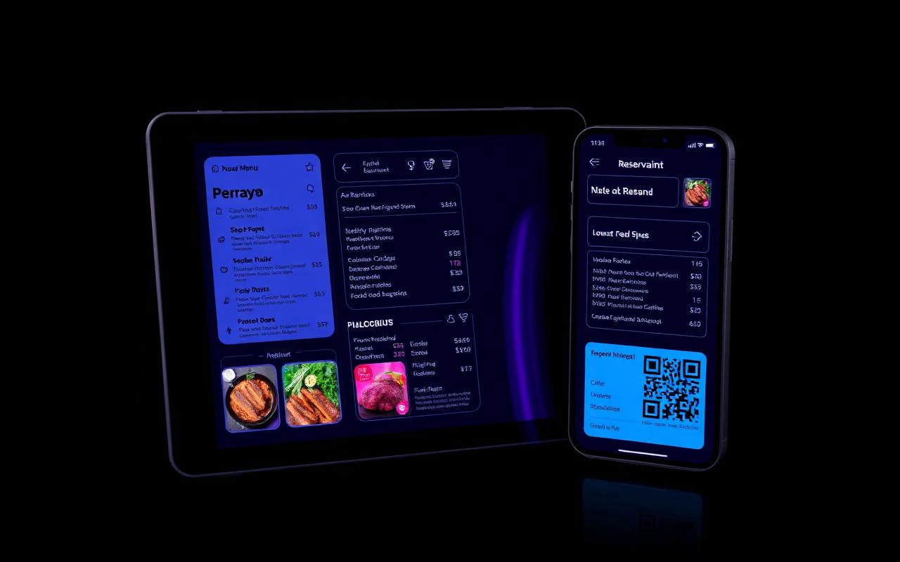 Aperçu du projet Application Restaurant